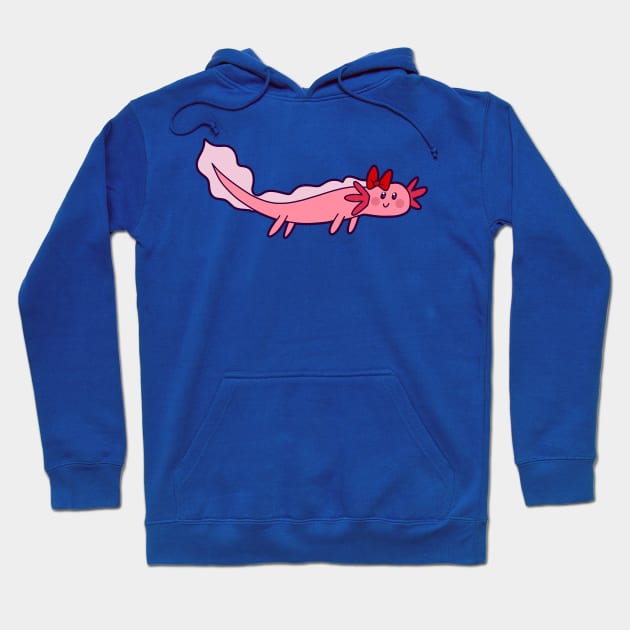 Girly Axolotl Hoodie by saradaboru